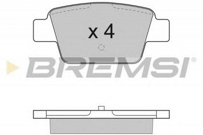 BREMSI bp2947 -  Комплект тормозных колодок, дисковый тормоз