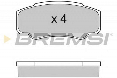 BREMSI bp2996 -  Комплект тормозных колодок, дисковый тормоз