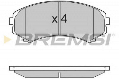 BREMSI bp3001 -  Комплект тормозных колодок, дисковый тормоз
