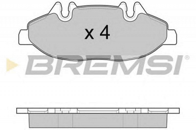 BREMSI bp3100 -  Комплект тормозных колодок, дисковый тормоз