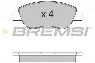 BREMSI bp3186 -  Комплект тормозных колодок, дисковый тормоз