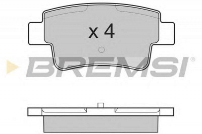 BREMSI bp3228 -  Комплект тормозных колодок, дисковый тормоз