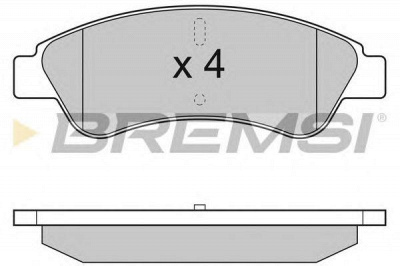BREMSI bp3286 -  Комплект тормозных колодок, дисковый тормоз