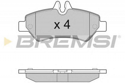 BREMSI bp3293 -  Комплект тормозных колодок, дисковый тормоз