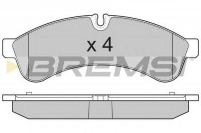 BREMSI bp3365 -  Комплект тормозных колодок, дисковый тормоз