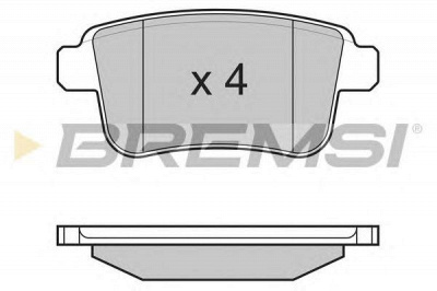 BREMSI bp3368 -  Комплект тормозных колодок, дисковый тормоз