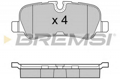 BREMSI bp3417 -  Комплект тормозных колодок, дисковый тормоз