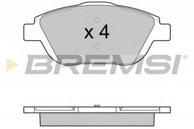 BREMSI bp3428 -  Комплект тормозных колодок, дисковый тормоз