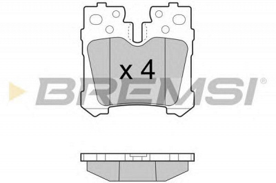 BREMSI bp3463 -  Комплект тормозных колодок, дисковый тормоз