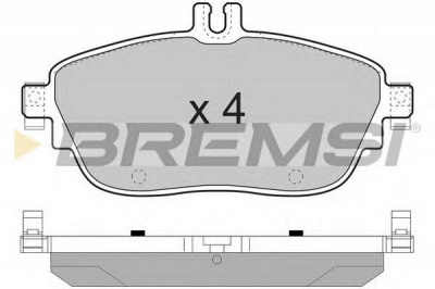 BREMSI bp3496 -  Комплект тормозных колодок, дисковый тормоз