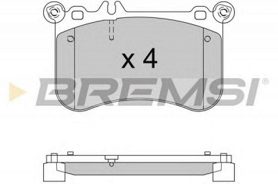 BREMSI bp3563 -  Комплект тормозных колодок, дисковый тормоз