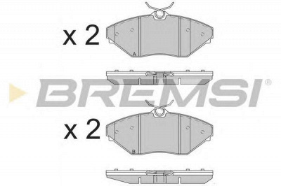 BREMSI bp3588 -  Комплект тормозных колодок, дисковый тормоз