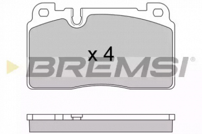 BREMSI bp3592 -  Комплект тормозных колодок, дисковый тормоз