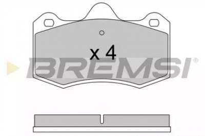 BREMSI bp3617 -  Комплект тормозных колодок, дисковый тормоз