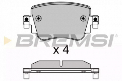 BREMSI bp3623 -  Комплект тормозных колодок, дисковый тормоз