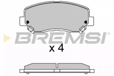 BREMSI bp3635 -  Комплект тормозных колодок, дисковый тормоз