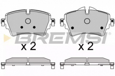 BREMSI bp3639 -  Комплект тормозных колодок, дисковый тормоз