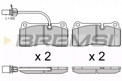BREMSI bp3689 -