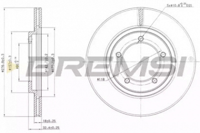 BREMSI dba420v -  