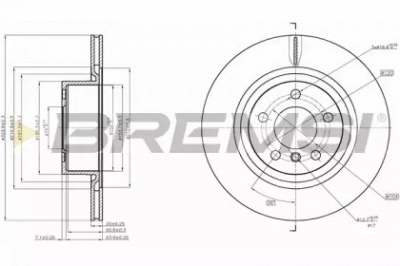 BREMSI dbc038v -  