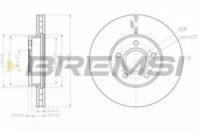 BREMSI dbc062v -  