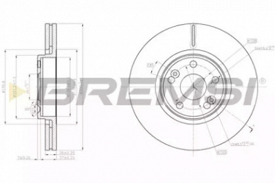 BREMSI dbc152v -