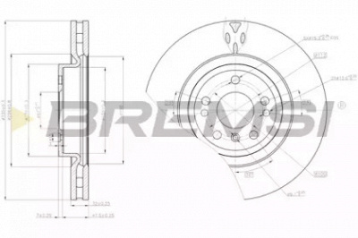 BREMSI dbc203v -  