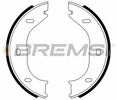 BREMSI gf0001 -  Комплект тормозных колодок, стояночная тормозная система