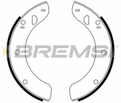 BREMSI gf0053 -  Комплект тормозных колодок