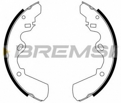 BREMSI gf0056 -  Комплект тормозных колодок