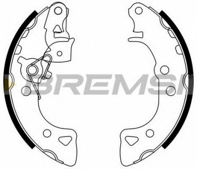 BREMSI gf01031 -  Комплект тормозных колодок