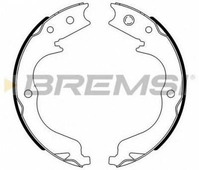 BREMSI gf0109 -  Комплект тормозных колодок, стояночная тормозная система