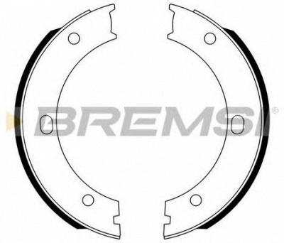 BREMSI gf0131 -  Комплект тормозных колодок, стояночная тормозная система