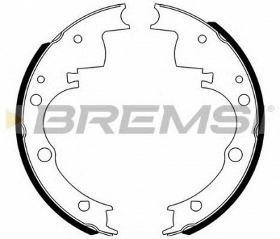 BREMSI gf0165 -  Комплект тормозных колодок