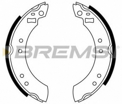 BREMSI gf0199 -  Комплект тормозных колодок