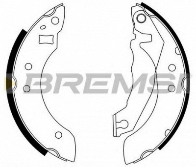 BREMSI gf0200 -  Комплект тормозных колодок