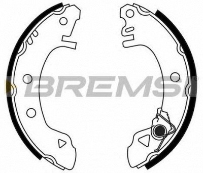 BREMSI gf0214 -  Комплект тормозных колодок