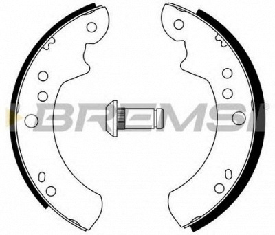 BREMSI gf0220 -  Комплект тормозных колодок
