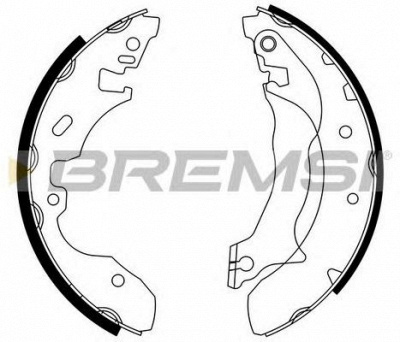 BREMSI gf0237 -  Комплект тормозных колодок
