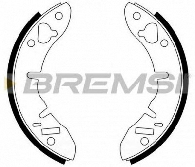 BREMSI gf0262 -  Комплект тормозных колодок
