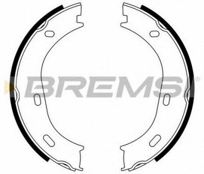 BREMSI gf0301 -  Комплект тормозных колодок, стояночная тормозная система