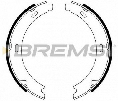 BREMSI gf0303 -  Комплект тормозных колодок, стояночная тормозная система
