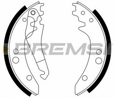 BREMSI gf0309 -  Комплект тормозных колодок