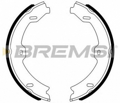 BREMSI gf0318 -  Комплект тормозных колодок, стояночная тормозная система
