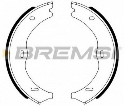BREMSI gf0320 -  Комплект тормозных колодок, стояночная тормозная система