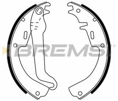 BREMSI gf0345 -  Комплект тормозных колодок