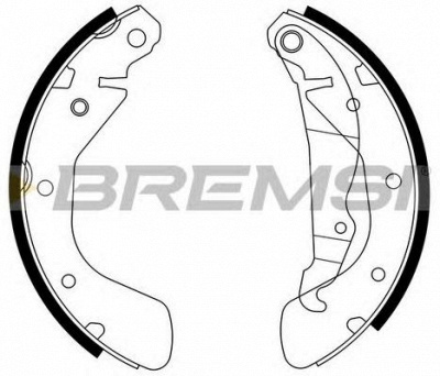 BREMSI gf0354 -  Барабанные тормозные колодки