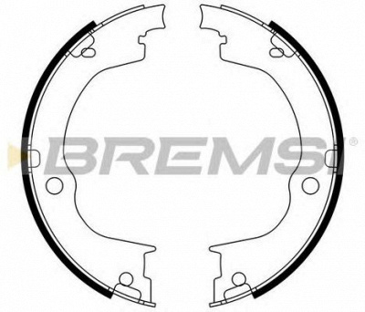 BREMSI gf0360 -  Комплект тормозных колодок, стояночная тормозная система