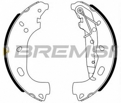 BREMSI gf0361 -  Комплект тормозных колодок
