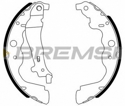 BREMSI gf0390 -  Барабанные тормозные колодки